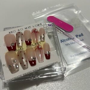 Brand New Hand Made Press on Nails # 35